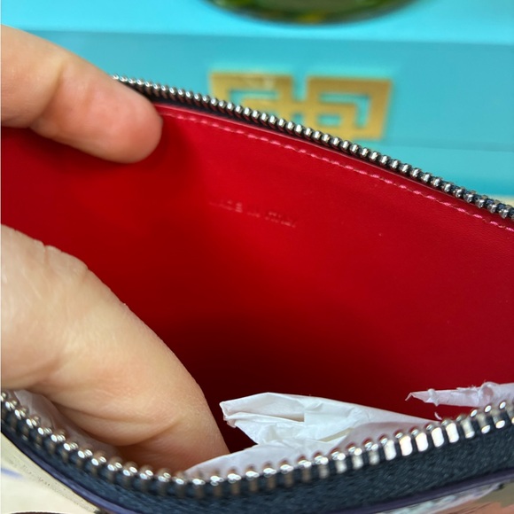 Christian Louboutin Naplak Floral Leather Pochette Wristlet - NWT Retail $725 - Picture 10 of 12